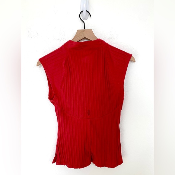 Free People Movement Last Chance Top in Red - Picture 3 of 5